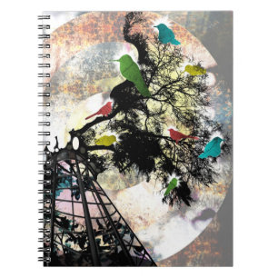 Vida en un cuaderno de la jaula