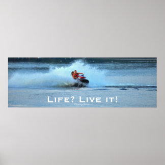 Vida en vivo Motivación Jet ski Arte deportivo de