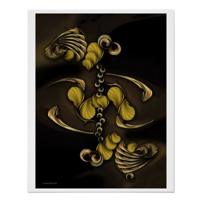 "Vida fija con análisis conceptual", Poster (Anverso)