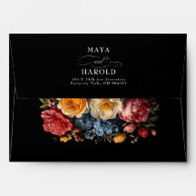 Vida fija del Barroco floral negro Moody