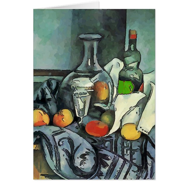 Vida fija, manzanas en mesa (Frente)