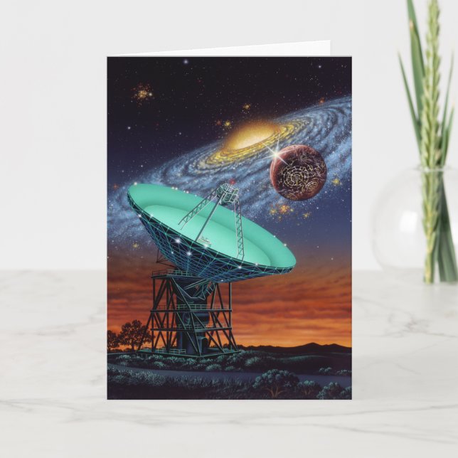 Vida inteligente que busca en la tarjeta de la vía (Anverso)