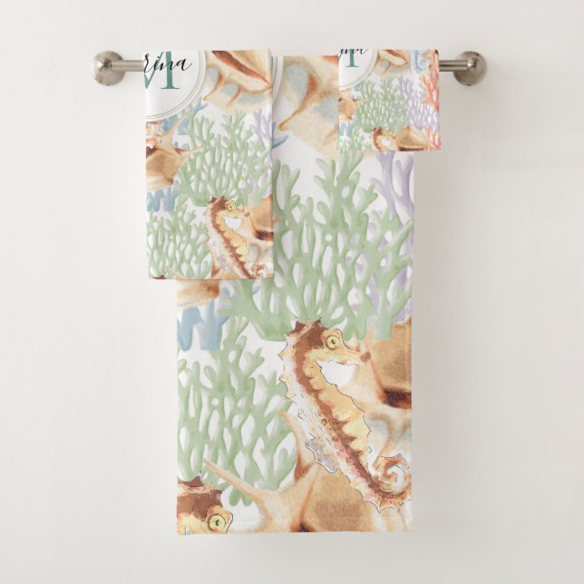 Vida marina, Monograma subacuático colorido (In situ)