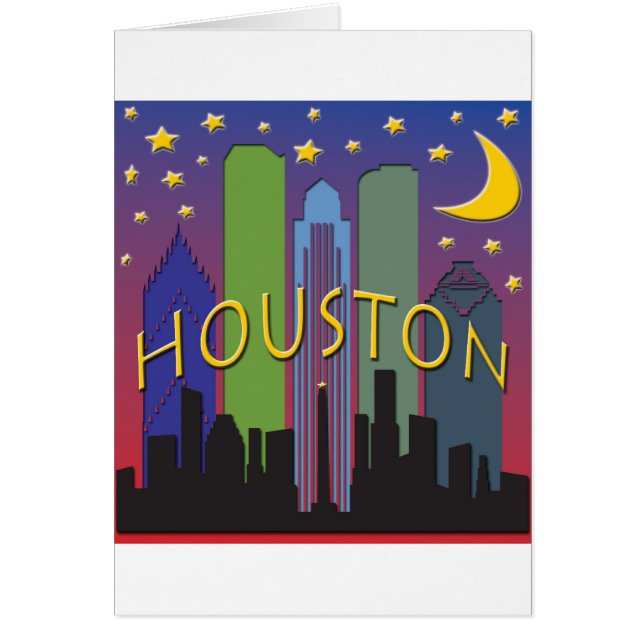 Vida nocturna del horizonte de Houston (Frente)