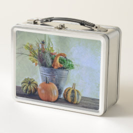 Vida residual del otoño con calabazas, flores