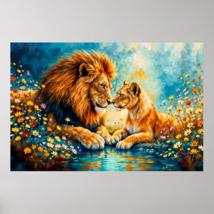 Vida salvaje León Fantasma arte romántico