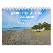 Vida silvestre del calendario de Alaska