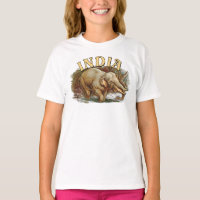 Vida silvestre en India - Camiseta para elefantes