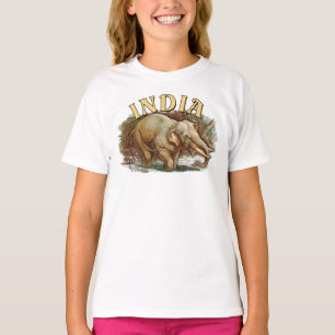 Vida silvestre en India - Camiseta para elefantes