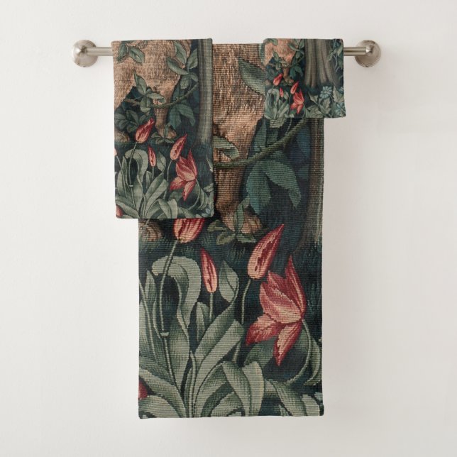 Vida silvestre William Morris Greenery Fox (In situ)