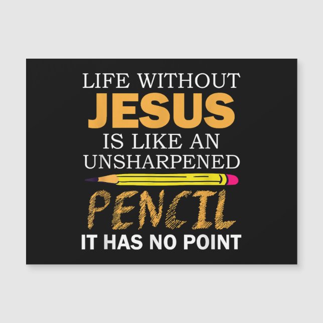 Vida sin Jesús Graciosa Religiosidad Cristiana (Anverso)