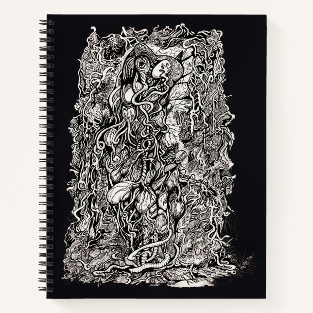 Vida Sin Piel por Brian Benson Cuaderno (Anverso)