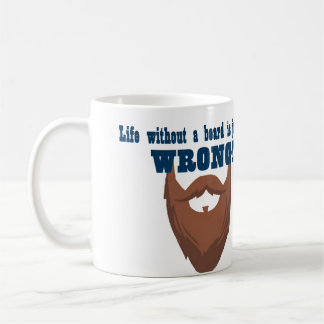Vida sin una taza grande de la barba