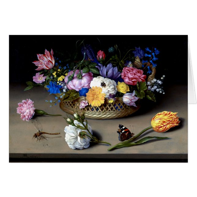 Vida útil de la flor Bosschaert Arte de pintura ho (Anverso (Horizontal))