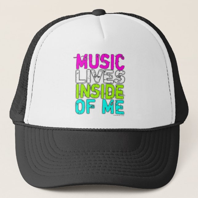 VIDAS de la MÚSICA DENTRO de MÍ gorra del (Anverso)