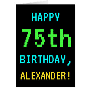 Videojuego divertido vintage/retro en 75 años