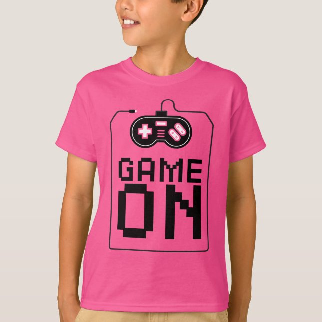 Videojuego en camiseta (Anverso)