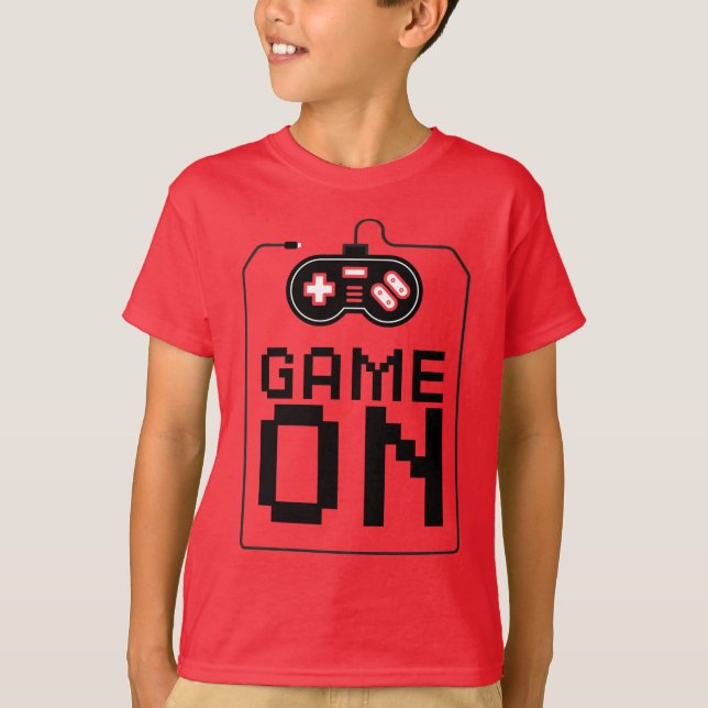 Videojuego en camiseta (Anverso)