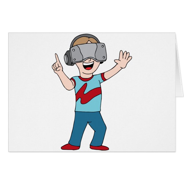 Videojugador del vídeo de la realidad virtual (Anverso (Horizontal))