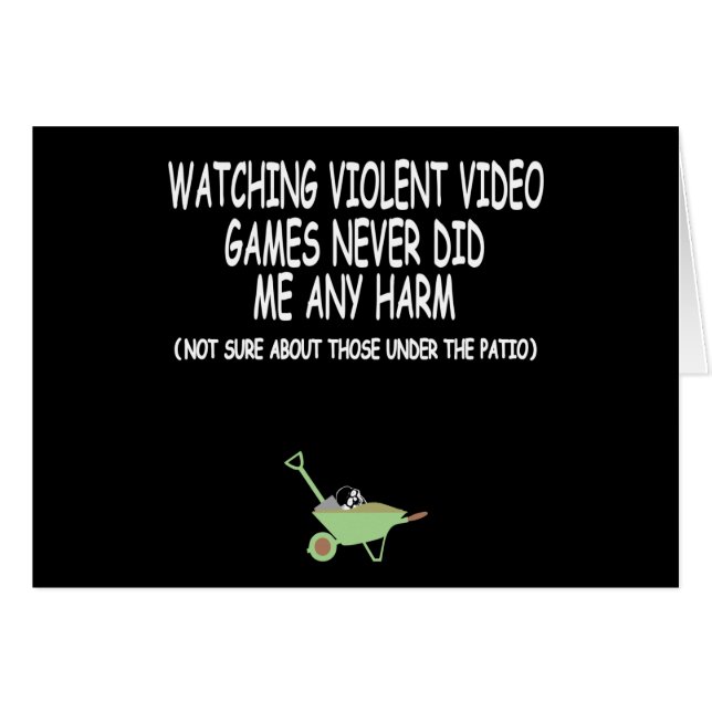 Videojugador video violento (Anverso (Horizontal))