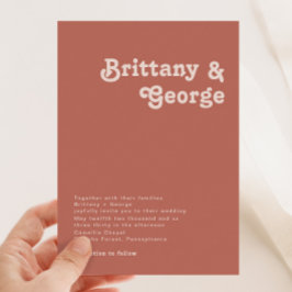 Videos retro simples | Vieja invitación a la boda