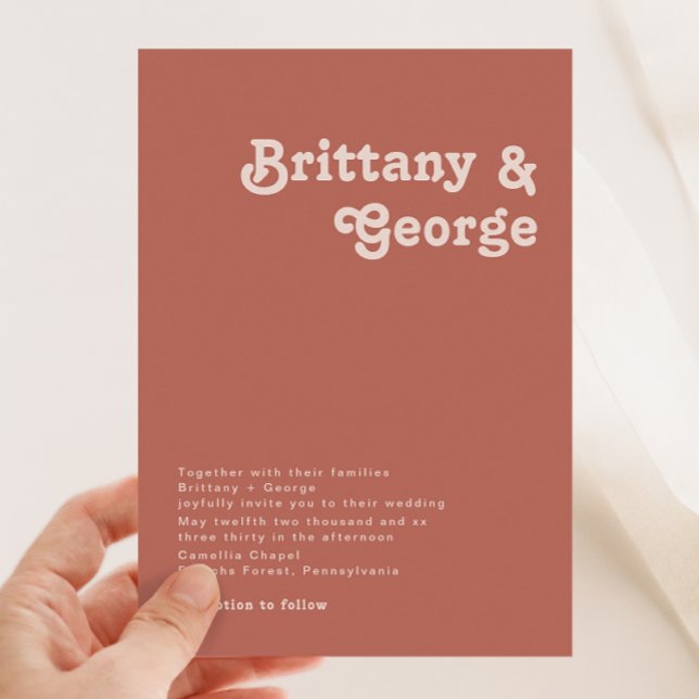 Videos retro simples | Vieja invitación a la boda  (Subido por el creador)