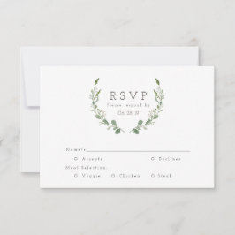 Vides de vegetación acuarela | RSVP