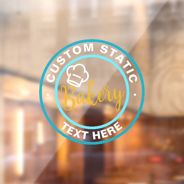 Vidriera de tienda calcomanía clara estática o Pan (Hoja 2)