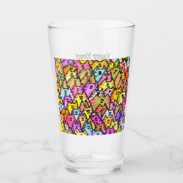 Vidrio 021 - GATOS - hora feliz