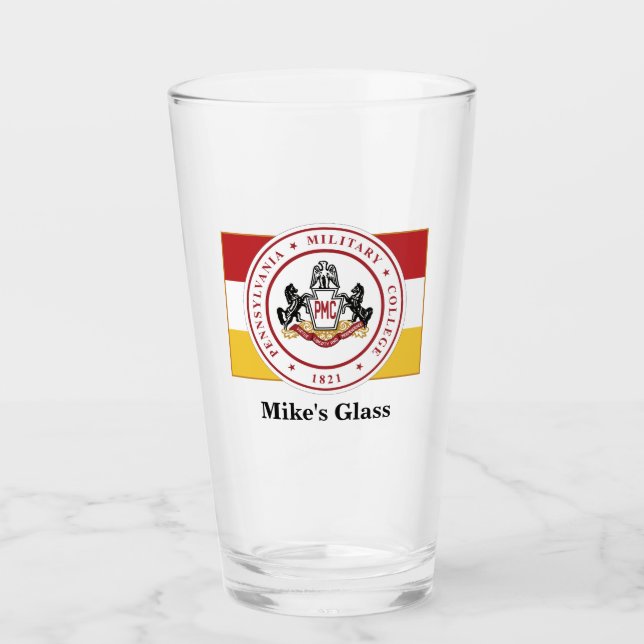 Vidrio agrietador/Tumbler PERSONALIZADO con BANDER (Anverso)