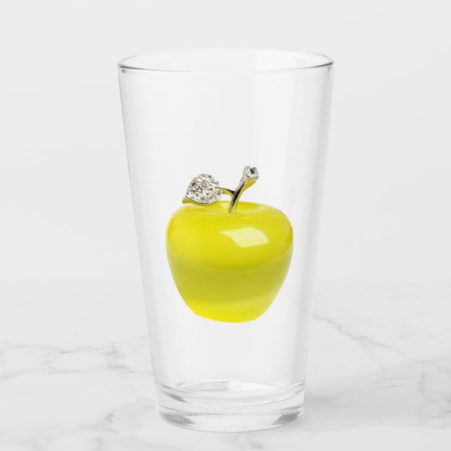 Vidrio amarillo de manzana (Anverso)