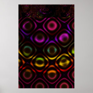 Vidrio Arte fractal de arcoíris