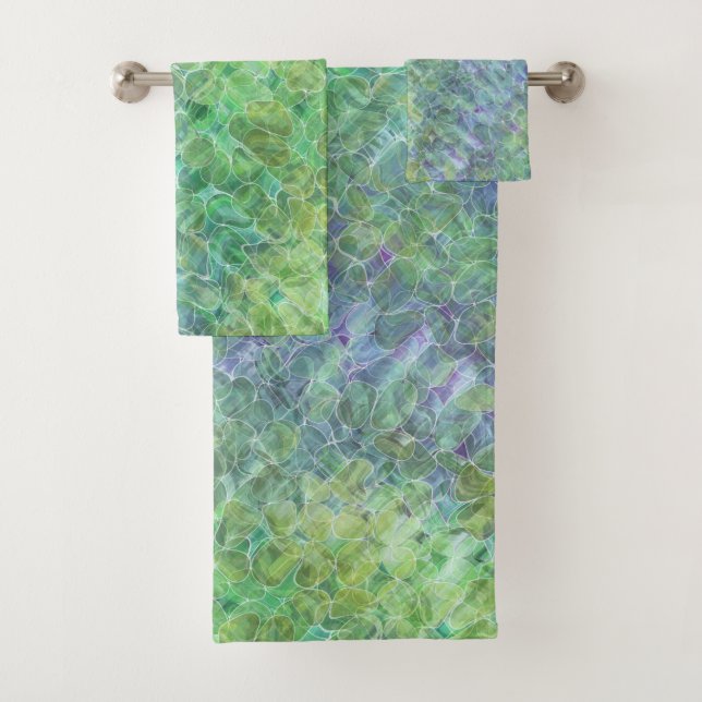 vidrio atómico : conjunto de toallas de baño (In situ)