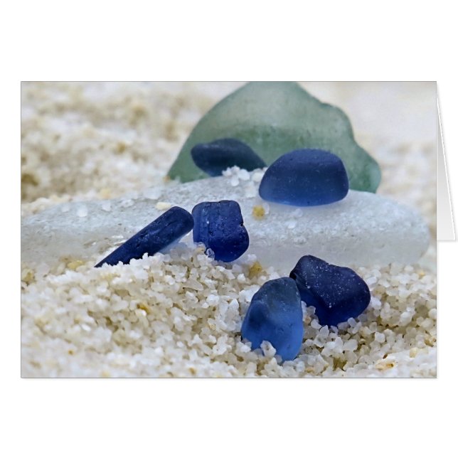 Vidrio azul blanco y Aqua (Anverso (Horizontal))