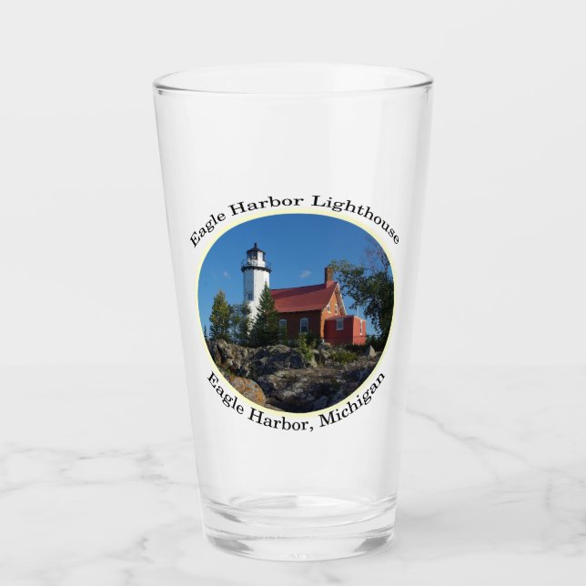 Vidrio circular del faro de Eagle Harbour (Anverso)