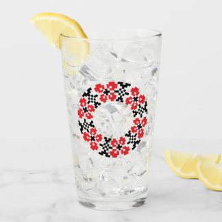 Vidrio con diseño ucraniano