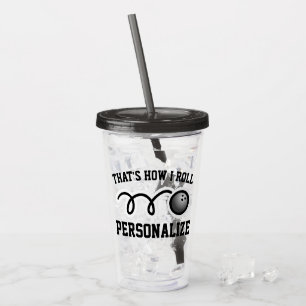 Vidrio de acrílico del vaso de la cita divertida