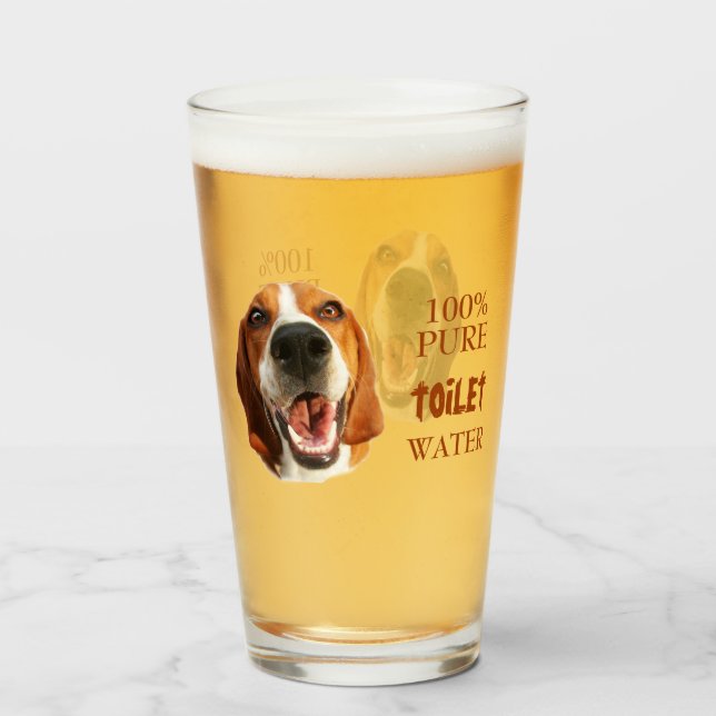 Vidrio de agua de inodoro puro (Anverso (lleno))