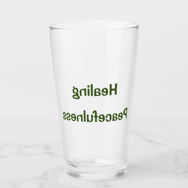 Vidrio de agua HADO - Curando la tranquilidad - Dr (Anverso)