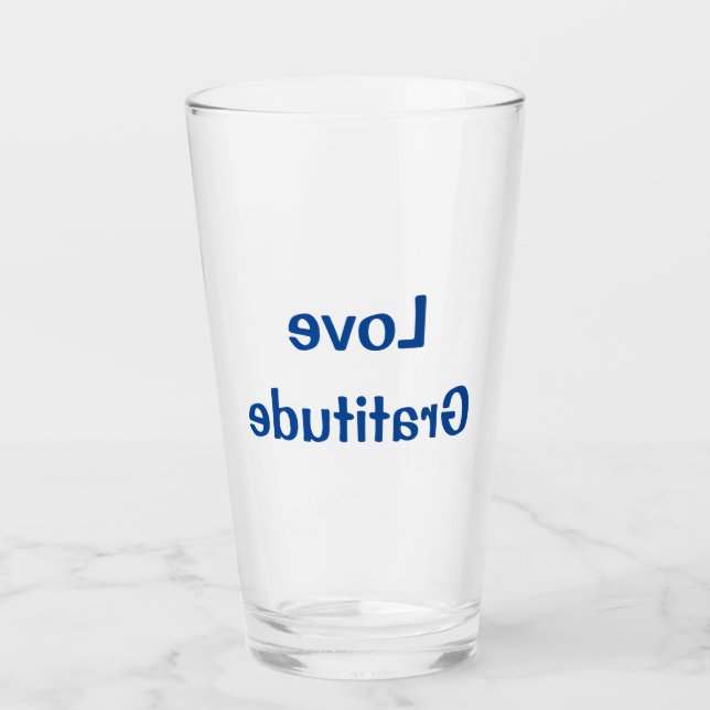 Vidrio de agua HADO - Gratitud de amor - Dr. Emoto (Anverso)