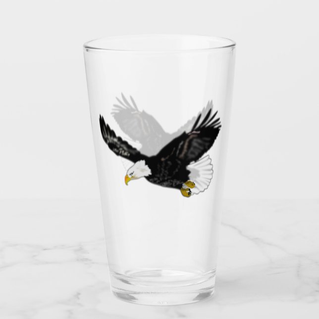 Vidrio de águila voladora (Anverso)