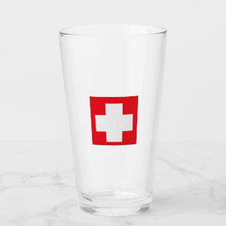 Vidrio de bandera de Suiza