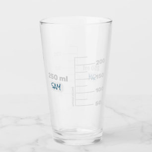 Vidrio de bebida personalizado de Science Lab Beak