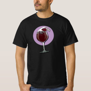 Vidrio De Camiseta De Vino