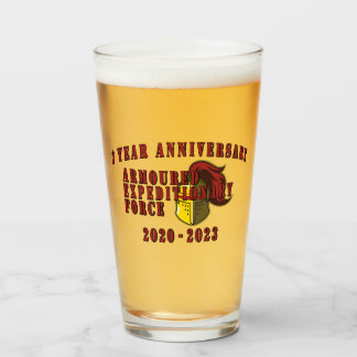 Vidrio de cerveza AEF estilo 3 años