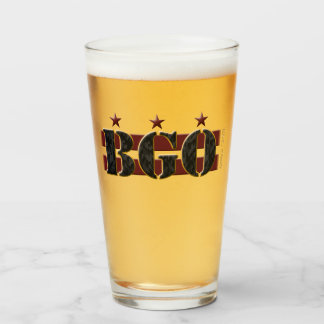 Vidrio de cerveza con logotipo BGO