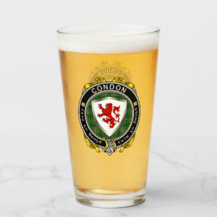 Vidrio de cerveza Condon Irish Shield