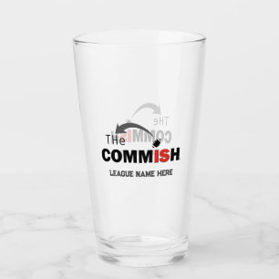 Vidrio de cerveza de 16 oz Personalizado de la Com