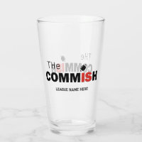 Vidrio de cerveza de 16 oz Personalizado de la Com
