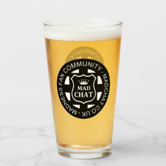 Vidrio de cerveza de charla múltiple